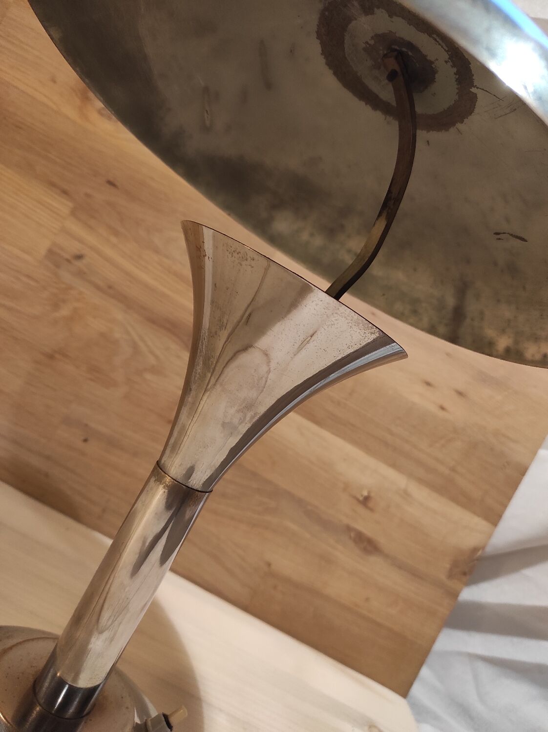 Metal mushroom lamp circa 1920 1940