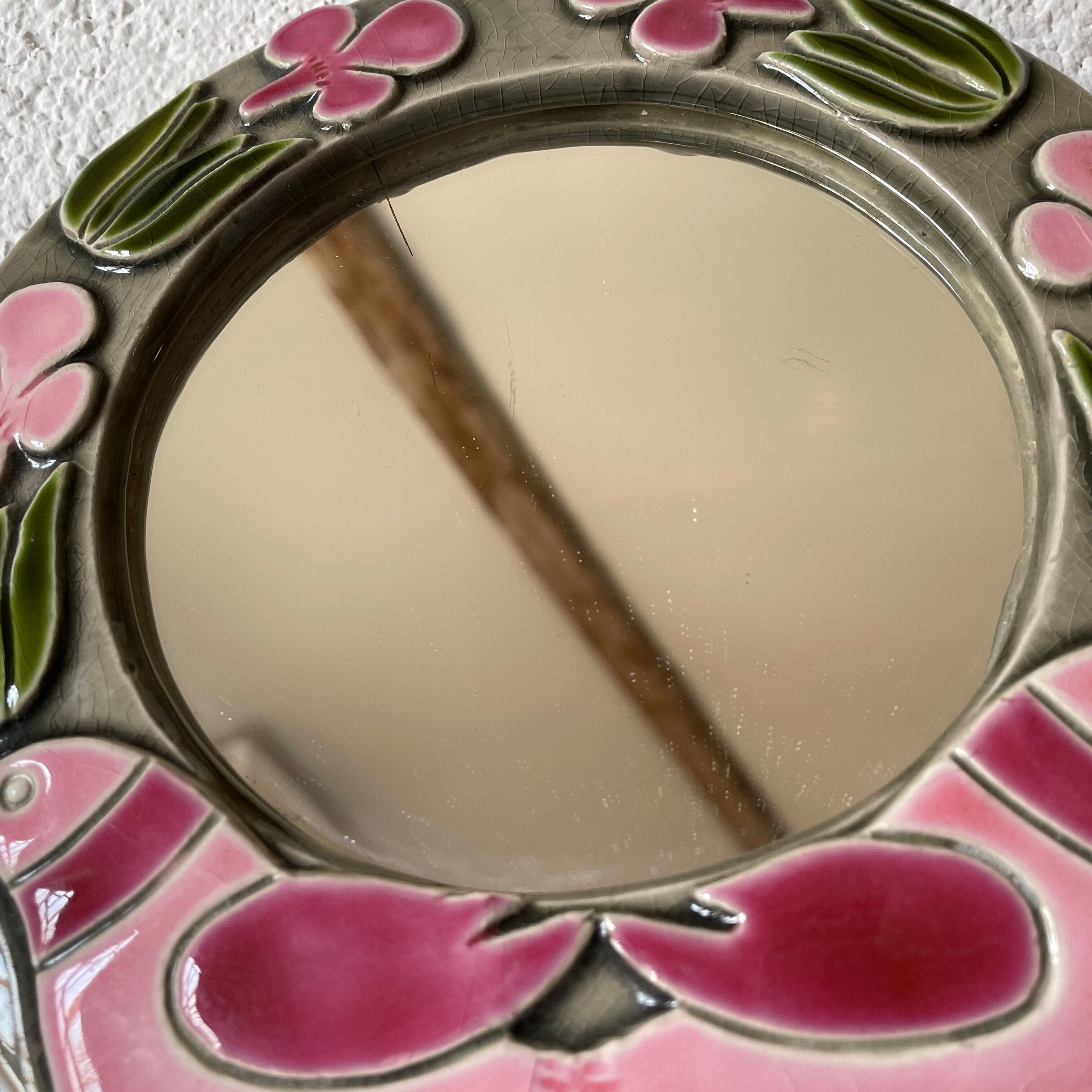 Mithé espelt ceramic mirror 1960
