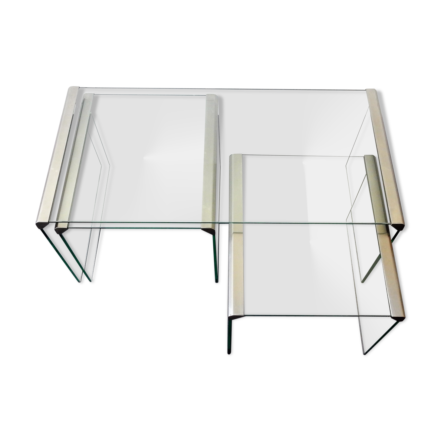 Set of three nesting tables by Pierangelo Gallotti for Gallotti & Radice, 1970s