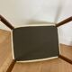 Scandinavian stool Niels Otto Moller in teak buckle