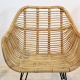 Gorgeous dutch wicker & steel chairs