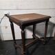Louis XVI style piano stool in oak