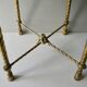 Tabouret en laiton des années 60-70