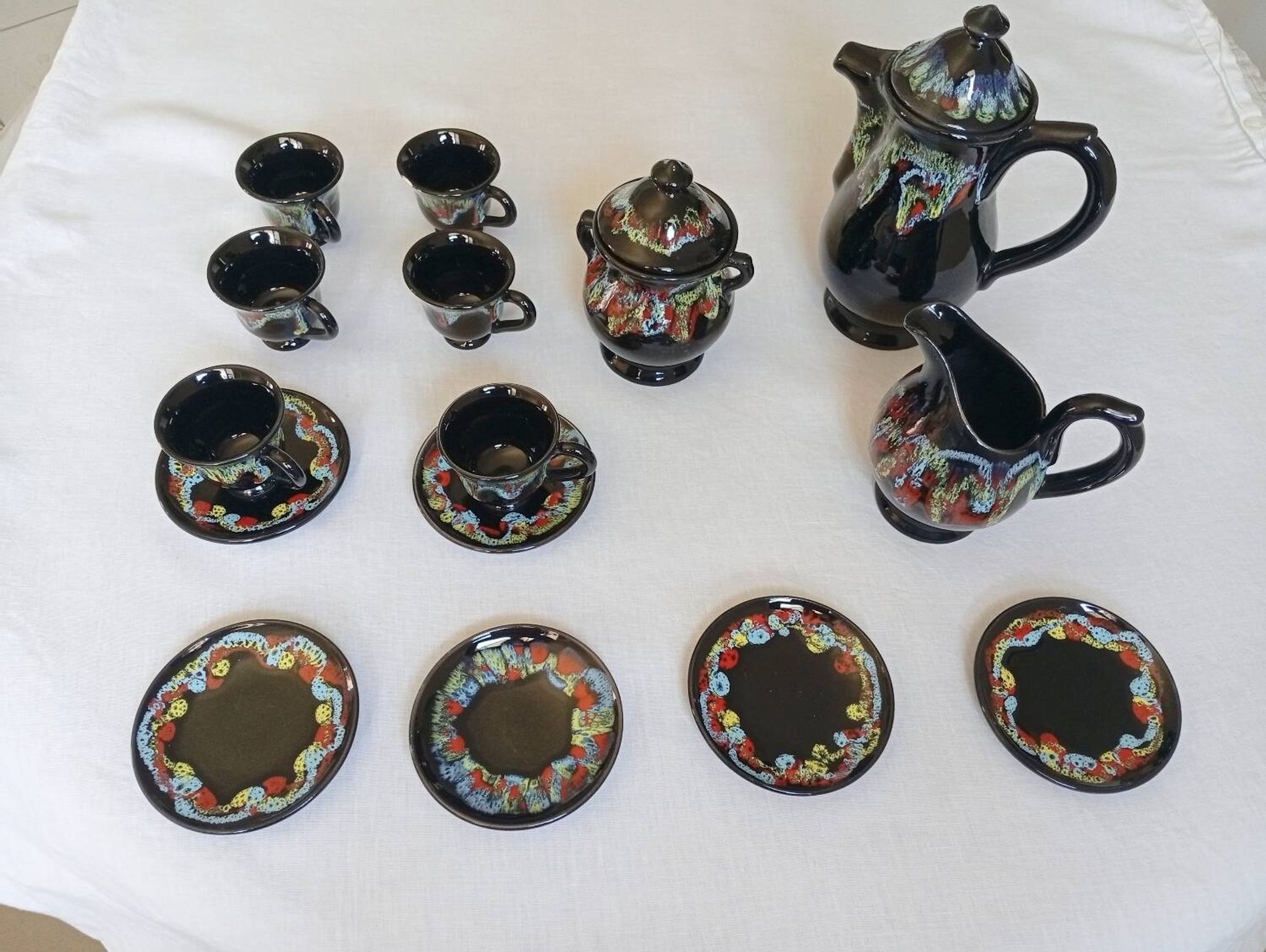 Charming coffee service Vallauris Vintage 60s/70s