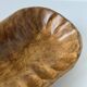 Belle coupe à fruits ou vide-poches vintage en bois massif sculpté