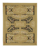 Handmade European Vintage Aubusson Kilim 273 cm x 337 cm