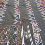 Tapis vert berbère  fait à la main 260x135cm