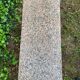 1950s wrought iron and grey/pink granite bidet table