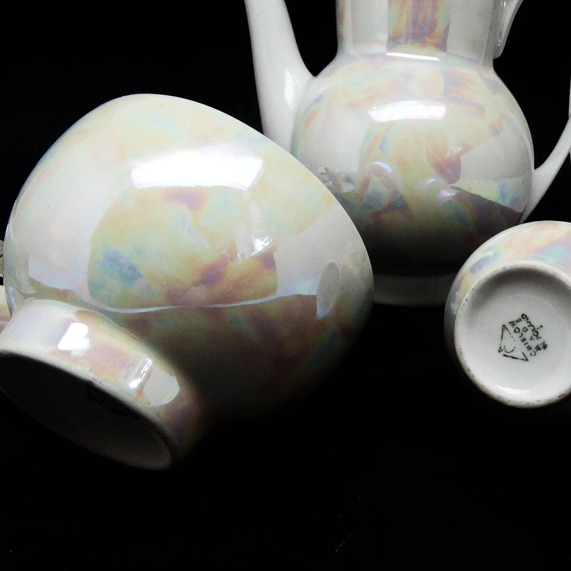 Ania coffee set, Polish modernism, porcelain, Ćmielów, Poland, 1960s