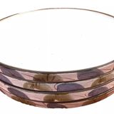 4 assiettes plates en faïence de Niderviller collection " Prunes "