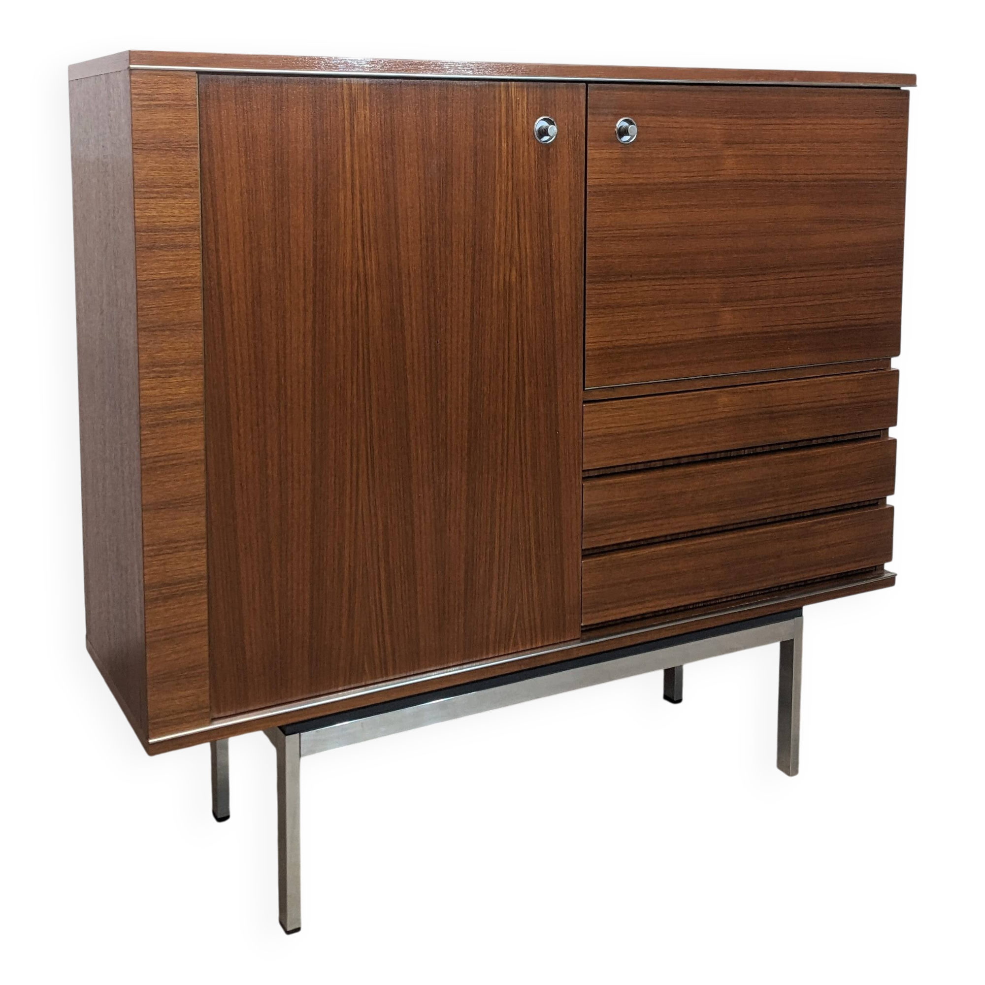 Highboard, Mid-century teak bar 1960s