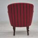1950s, Danish lounge chair, original condition, red furniture wool.
