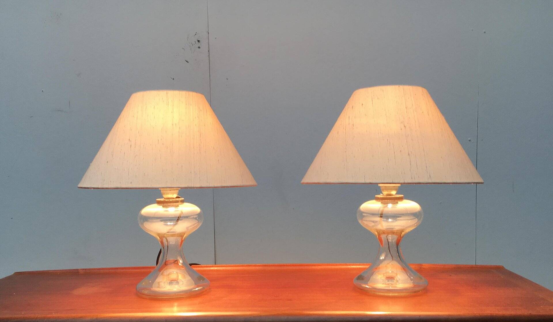 Mid-Century German table lamps ML 1 by Ingo Maurer for M Design, 1960s, set of 2
