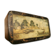 Small painted wooden box