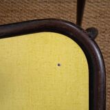 8 chaises de cantine formica rouge jaune bleu tubulure métal années 50-60