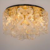 Ceiling light Catena with Murano glass by Kalmar, Austria, 1960.