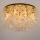 Ceiling light Catena with Murano glass by Kalmar, Austria, 1960.