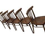 Bistro chairs 1950 made in Czechoslovakia