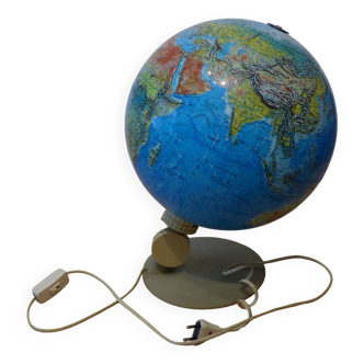 World map or terrestrial globe