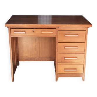 Solid wood school teacher desk