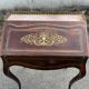 Napoleon III secretary desk in rosewood and brass marquetry