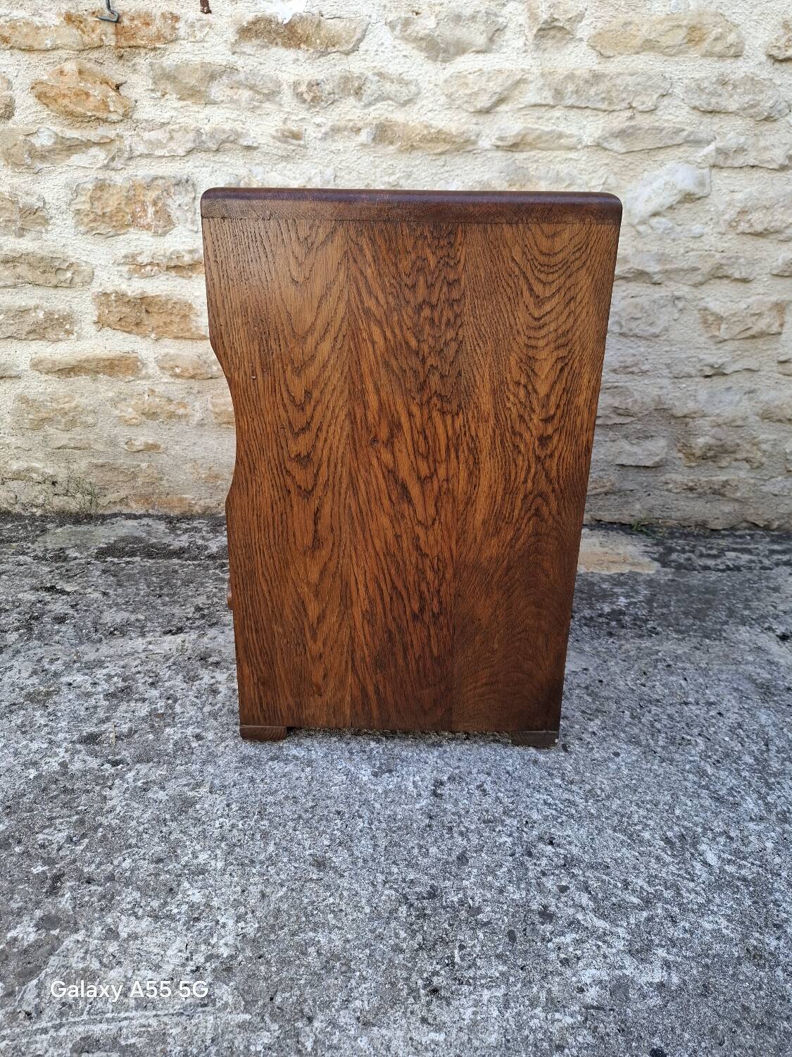 Oak bedside table