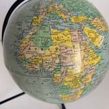 Vintage 1960 Girard Barrère terrestrial globe - 23 cm
