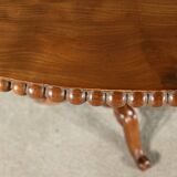Oval Pedestal Table with Mahogany System, Louis Philippe period – 1st part 19th century