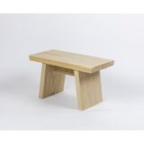 Japanese stool in solid oak