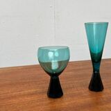 German drinking glasses from the mid-century by Karl Friedrich Glas, 1960s, set of 2.