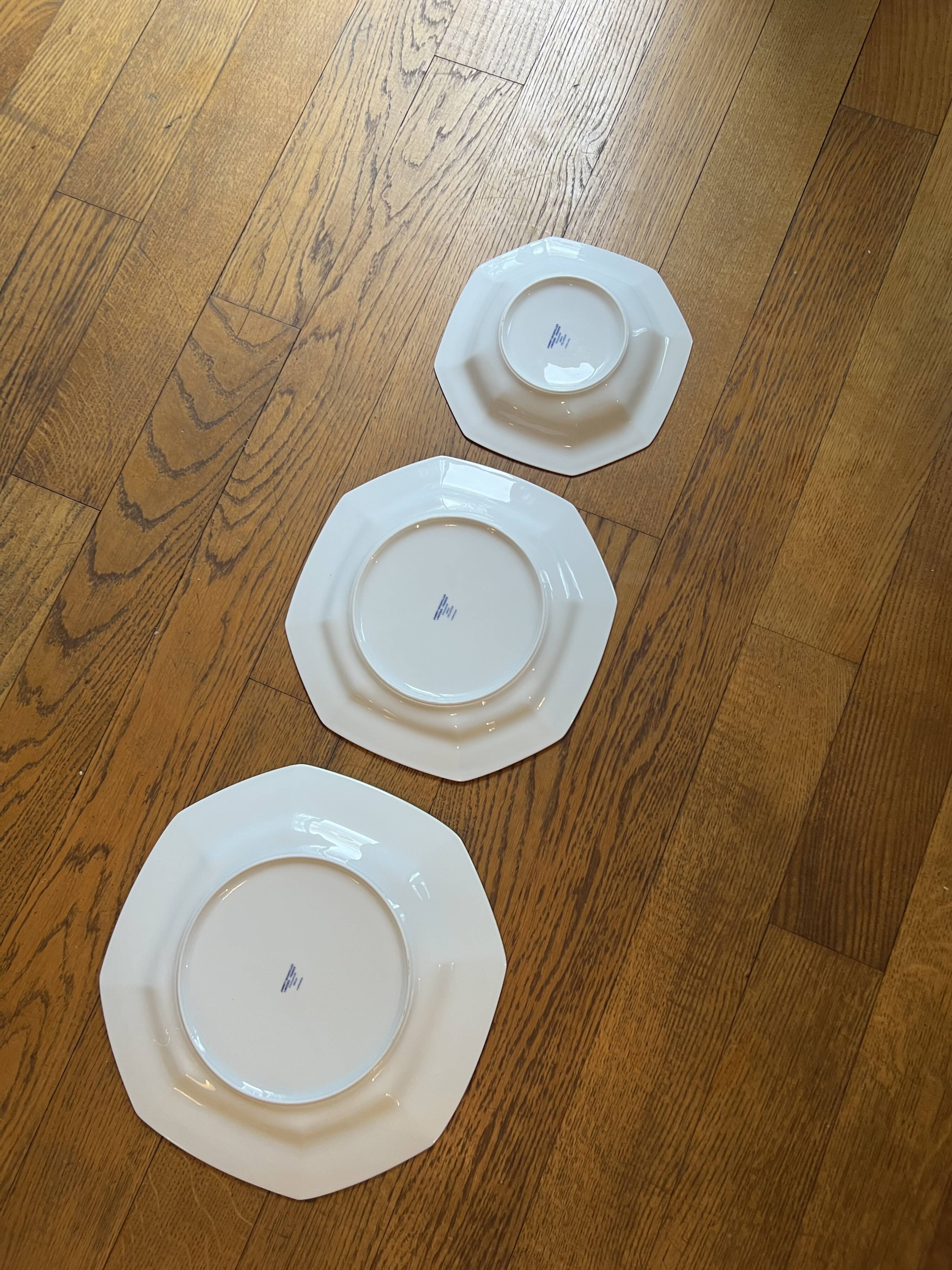 Service of 18 pieces in Limoges porcelain by Jammet-Seignolles – Celadon