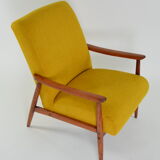 Restored yellow 60s chair