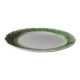 Oval ceramic dish in slip style