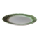 Oval ceramic dish in slip style