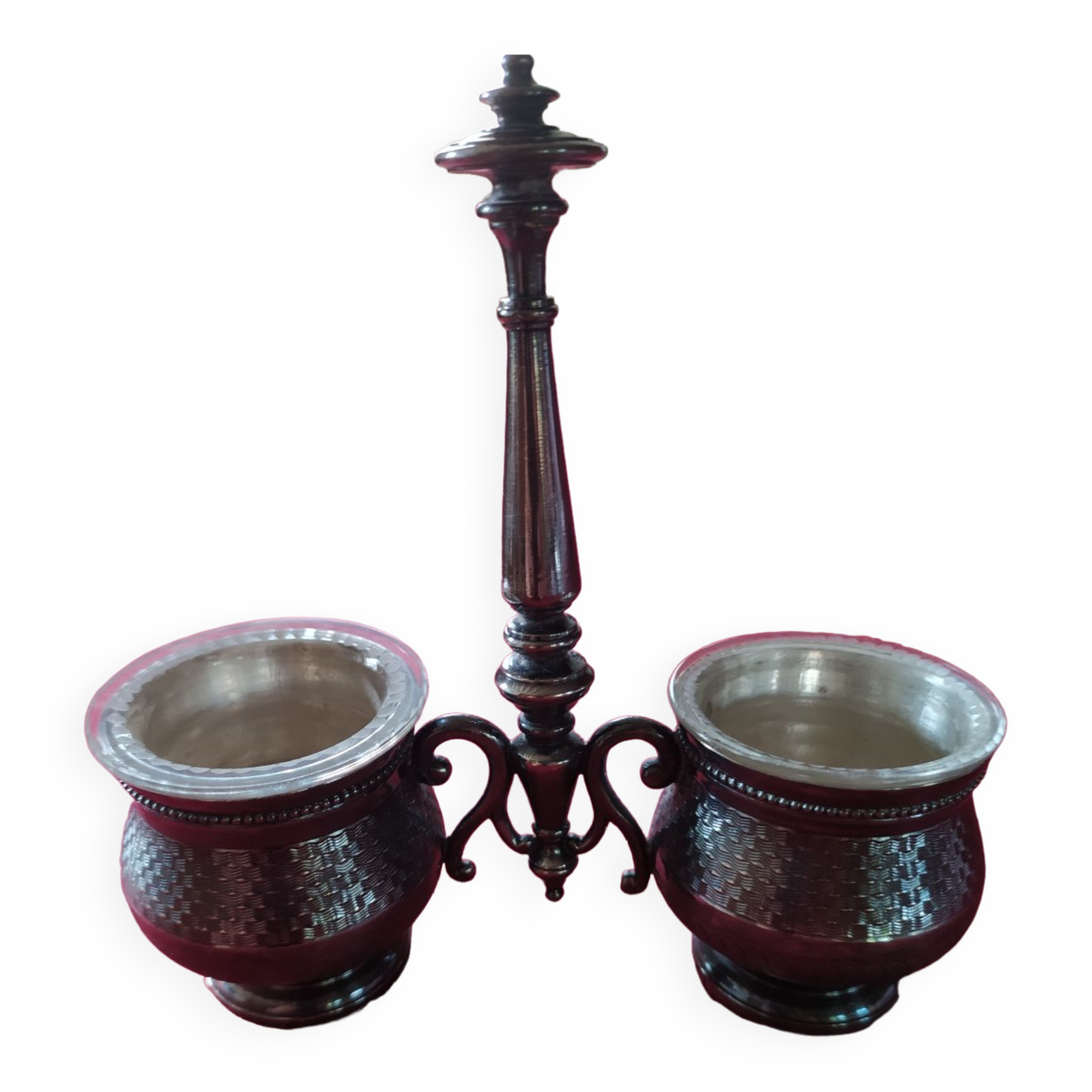 Porte salerons en argent