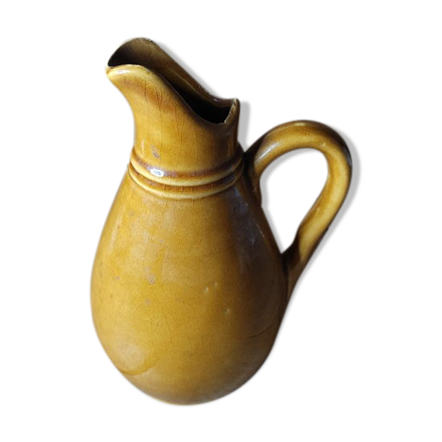 Pitcher Carafe in Sandstone varnished Dp1021F76 old vintage