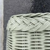 Rattan side table