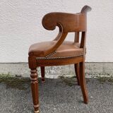 19th-century mahogany office chair
