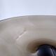 Mid-Century Twisted smoked Glass Bowl - Italy, Murano 1960s