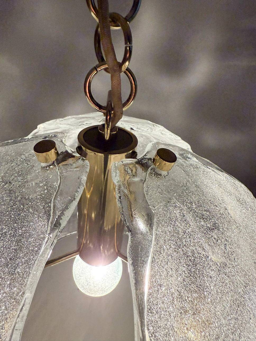 Kaiser Leuchten. Ceiling lamp/pendant lamp, Murano glass, Germany, 1960s.