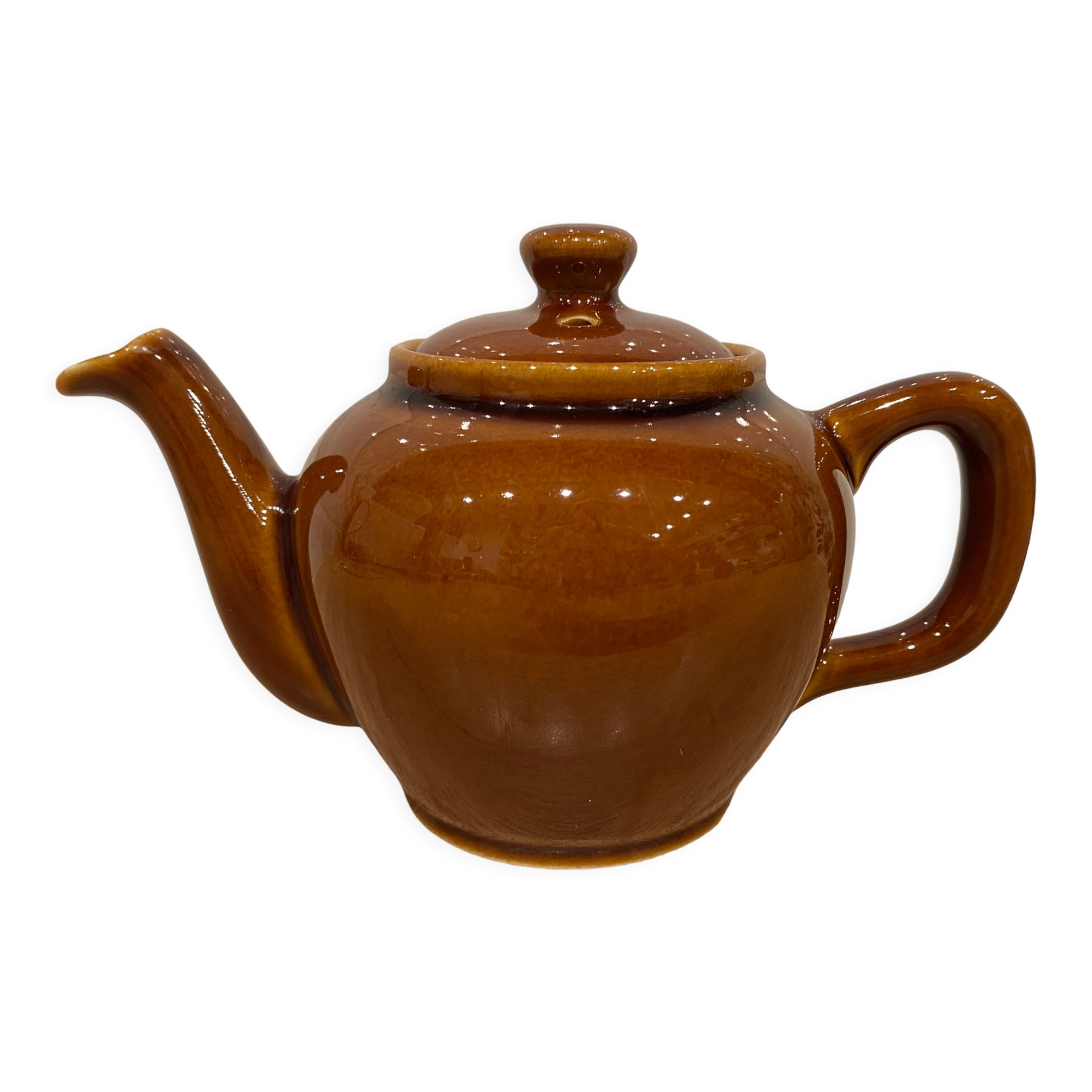Individual earthenware teapot