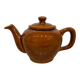 Individual earthenware teapot