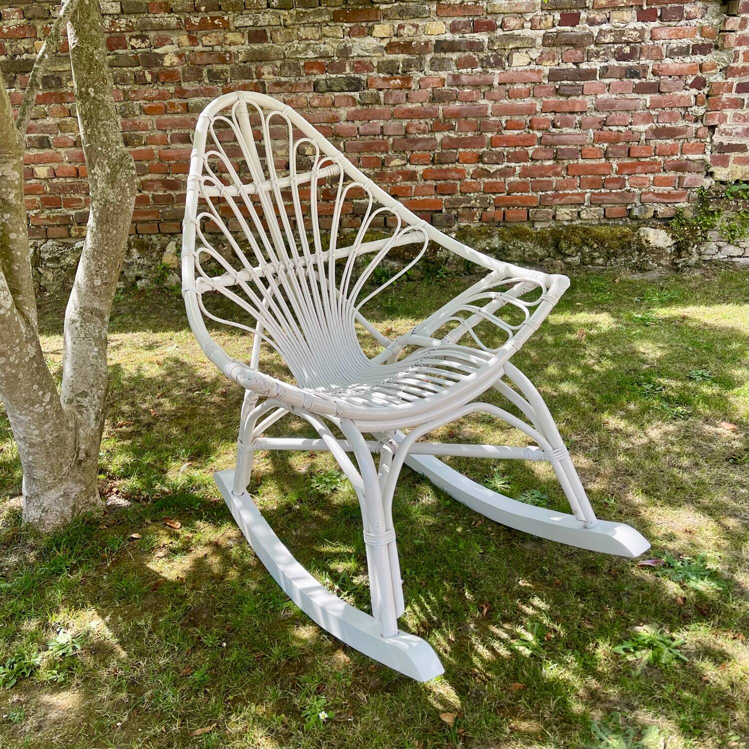 Rattan rocking chair