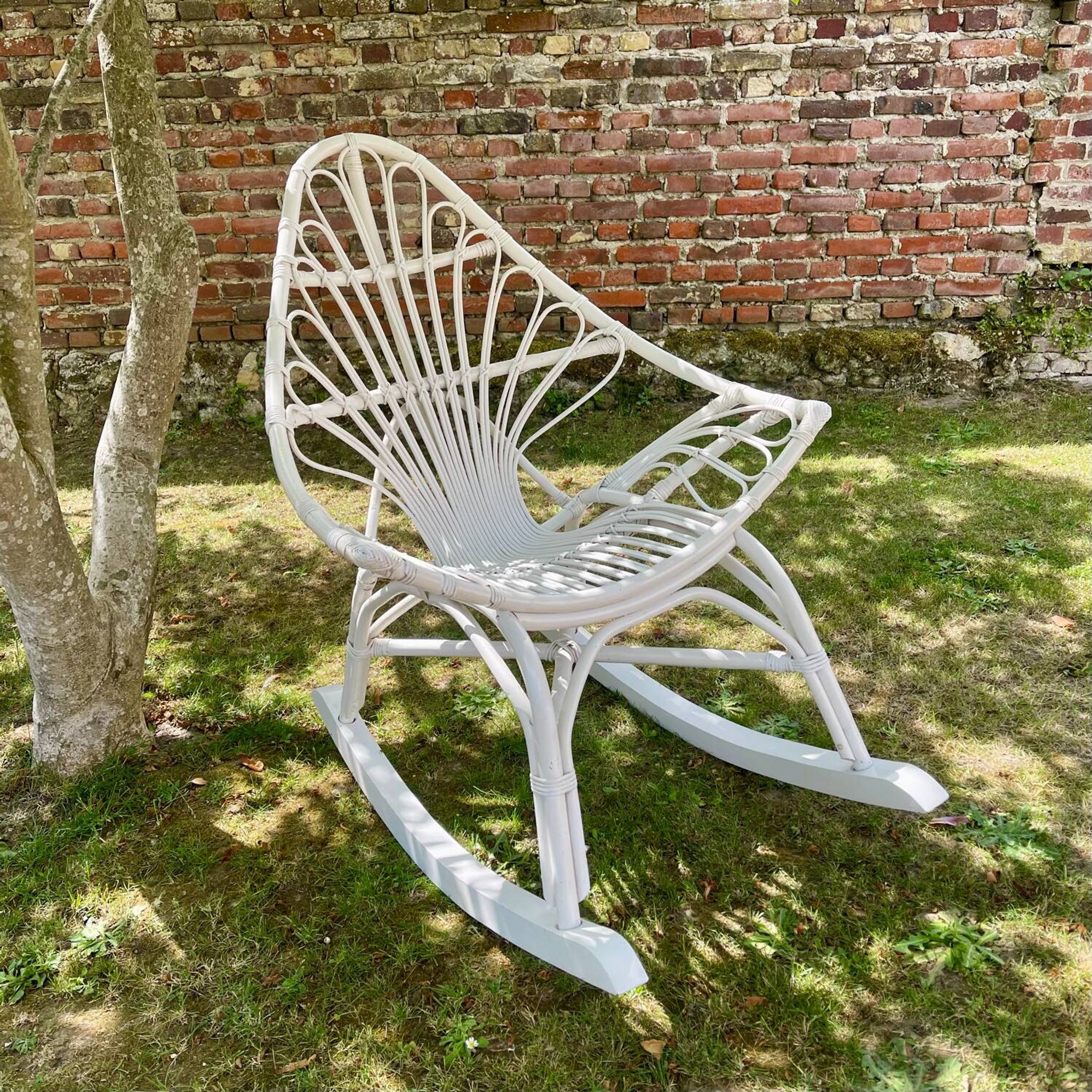 Rattan rocking chair