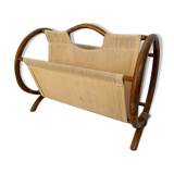 Rattan magazines holder