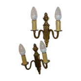 Pair of appliques style Louis XVI bronze