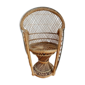 Rattan doll chair