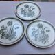3 assiettes plates