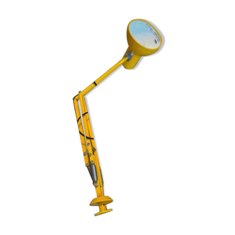 Anglepoise yellow articulated lamp