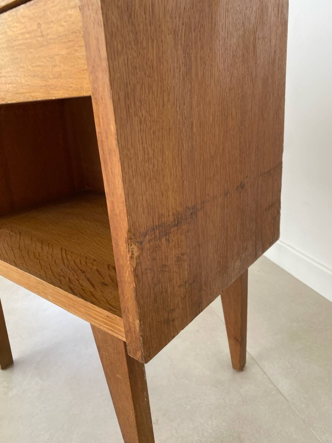 Vintage bedside table